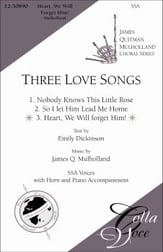 Heart! We Will Forget Him! SSA choral sheet music cover